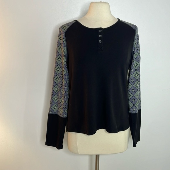 Kerrits super soft 3 button long sleeve top size medium - Picture 1 of 8